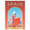 POSTER Spanien Stadtfarben A4 Rahmenlos - Klar, Papier (29.7/5/21cm) - Nacnic