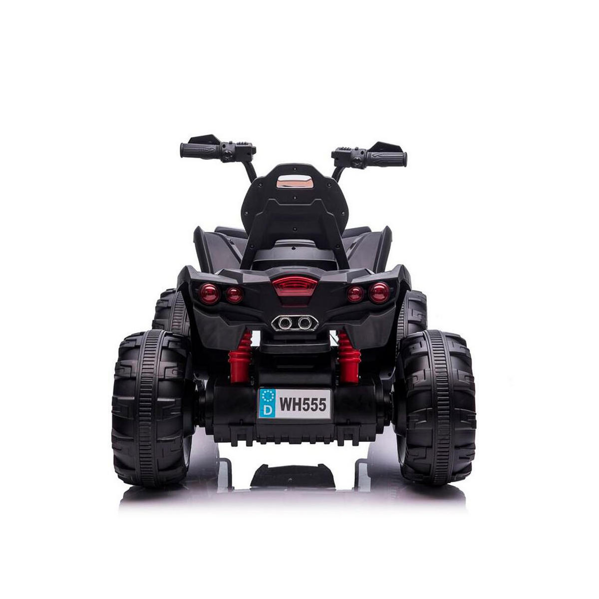 ELEKTROQUAD ATV FX Sport schwarz MP3-Anschluss, 2 Motoren, Lichter - Schwarz, Kunststoff (118/76/73cm) - Chipolino