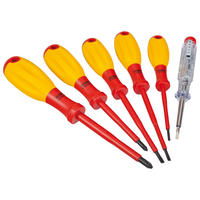 SCHRAUBENDREHER-SATZ VDE 810/6VDE - Anzahl Werkzeuge: 6 - Multicolor, Kunststoff (300/170/40cm) - Hazet