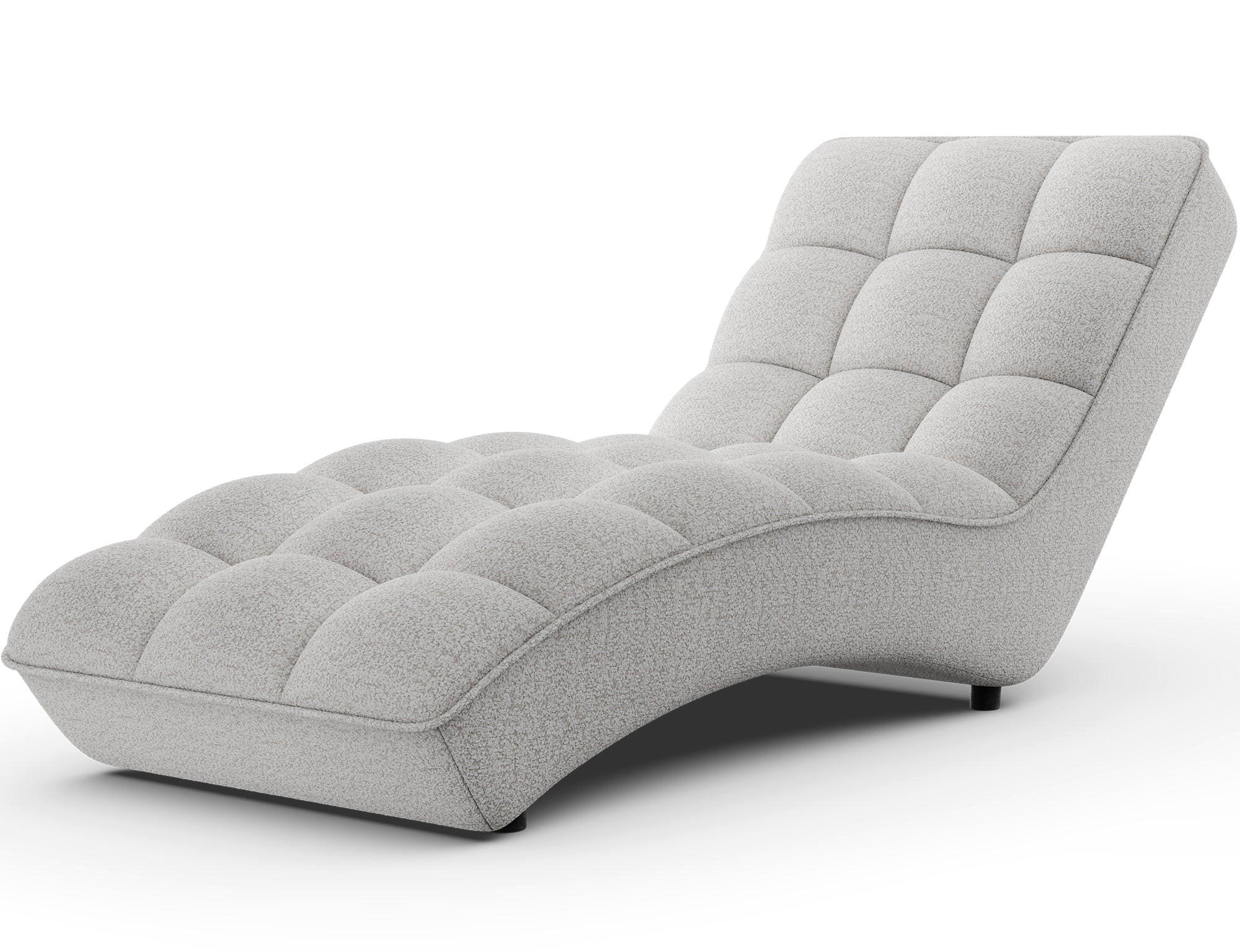 CHAISELONGUE Loren – Moderne Recamiere mit hoher Rückenlehne, HR-Kaltschaum und elegantem Design - Beige, Kunststoff (85/170/85cm) - Wohnideebilder