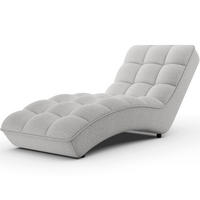 CHAISELONGUE Loren – Moderne Recamiere mit hoher Rückenlehne, HR-Kaltschaum und elegantem Design - Beige, Kunststoff (85/170/85cm) - Wohnideebilder