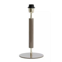 LEUCHTENFUSS KULAI Ø34x49 cm, Metall, Grau-Nickel - Grau, Metall (34/34/49cm) - Light & Living