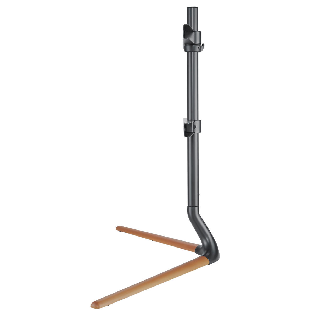 TV-STANDFUSS Ystad - Buchefarben/Schwarz, Holz/Kunststoff (97/76.5/35cm) - pro.tec