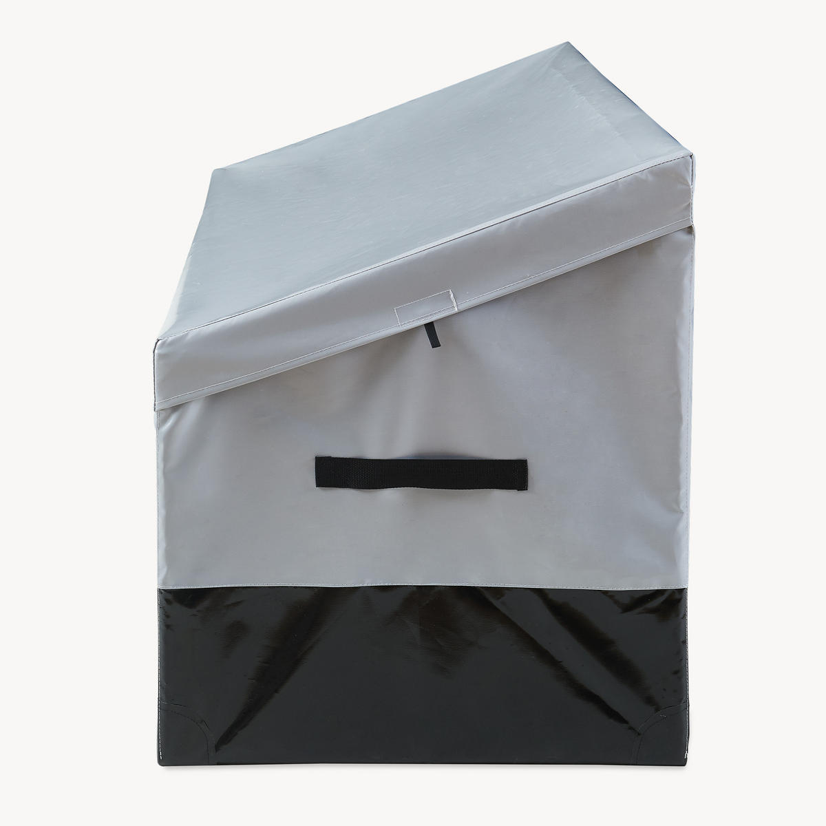 ÚLOŽNÁ SKŘÍŇ Alanno - šedá/černá, kov/textil (155/75/64cm) - casa.pro