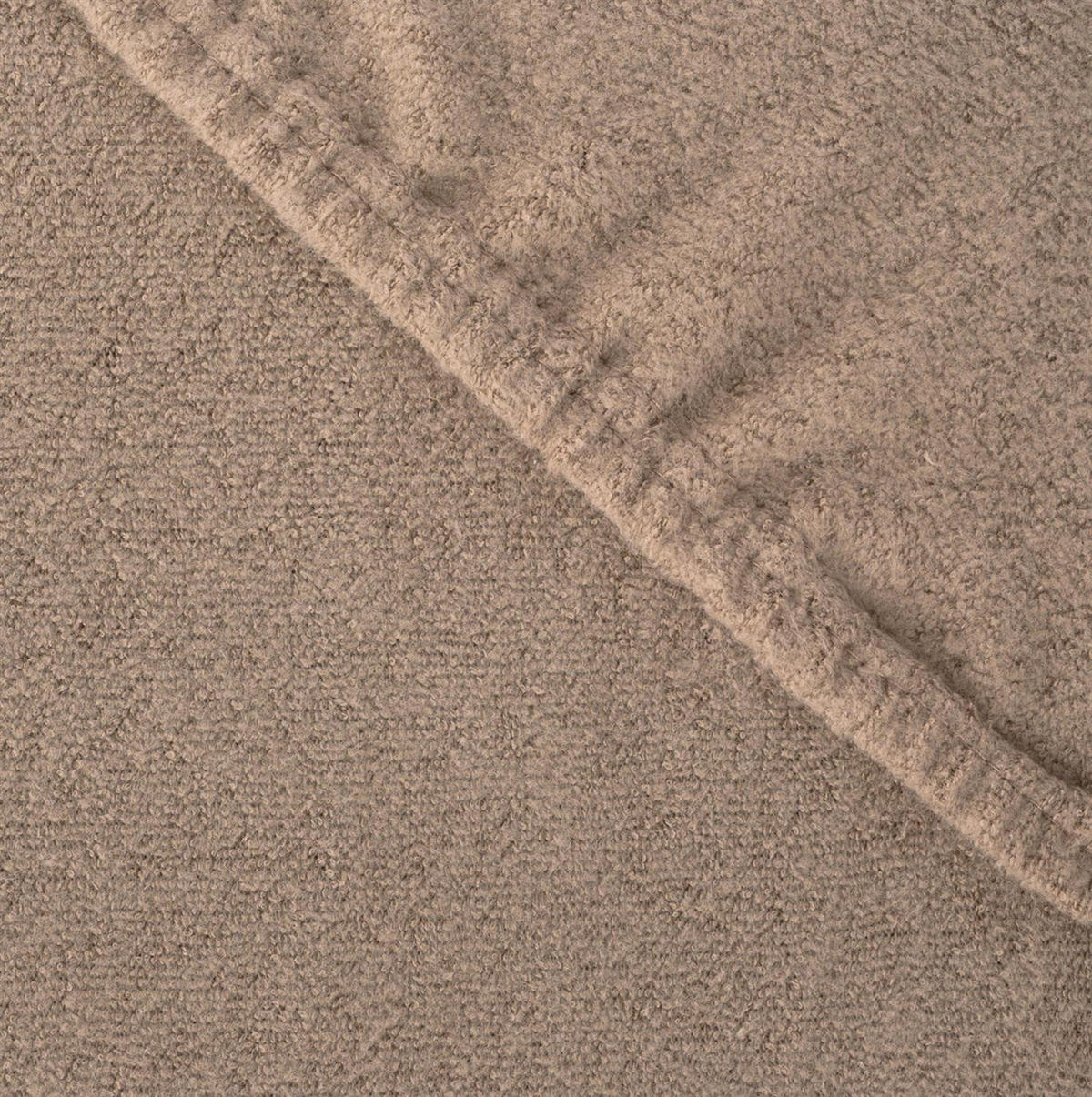 TEDDY-PLÜSCH-SPANNBETTLAKEN 100x200 cm Warmes Winter Bettlaken Braun - Braun, Textil (100/200cm) - Carpe Sonno