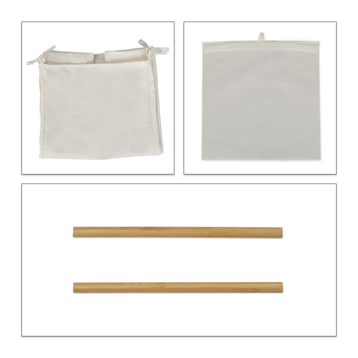 BADREGAL - Hellbraun, Holz/Holzwerkstoff (68/65/33cm) - Relaxdays