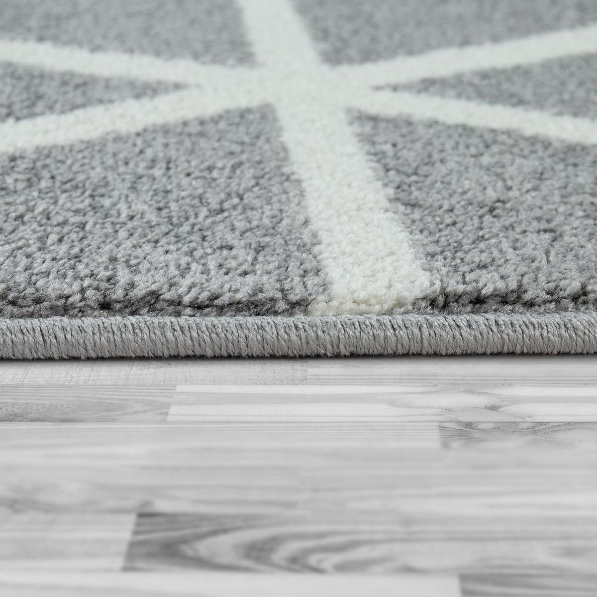 KURZFLORTEPPICH 60/100 cm Stella 401 - Grau, Textil (60/100cm) - Paco Home