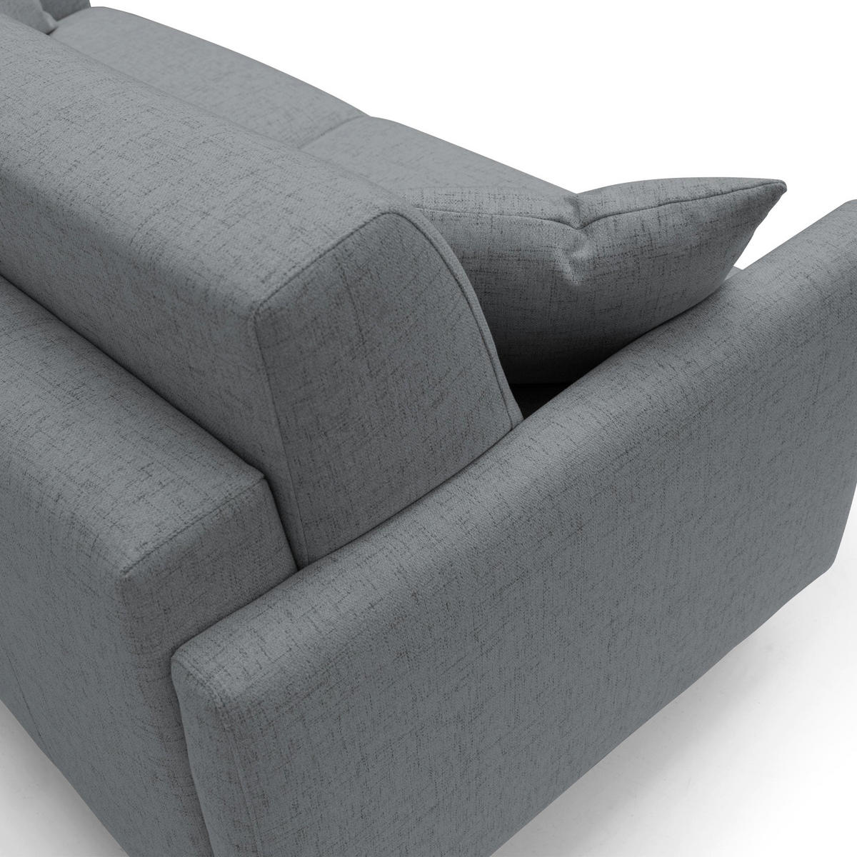 SCHLAFSOFA Edgar - Grau, Textil (200/94/97cm) - Divani.store
