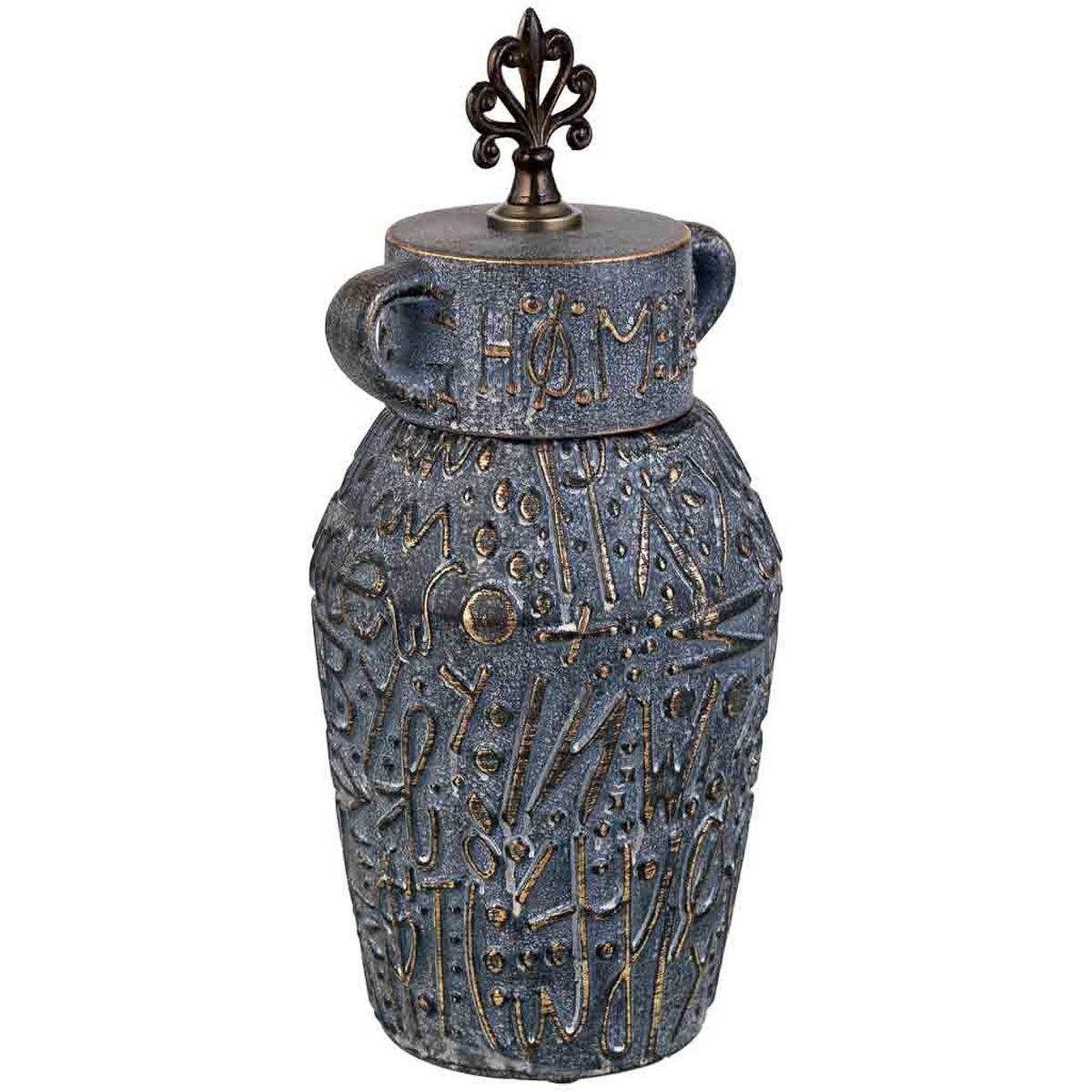 VASE aus Keramik, grau, 18x40cm - Grau, Keramik (40cm) - Wanderlust