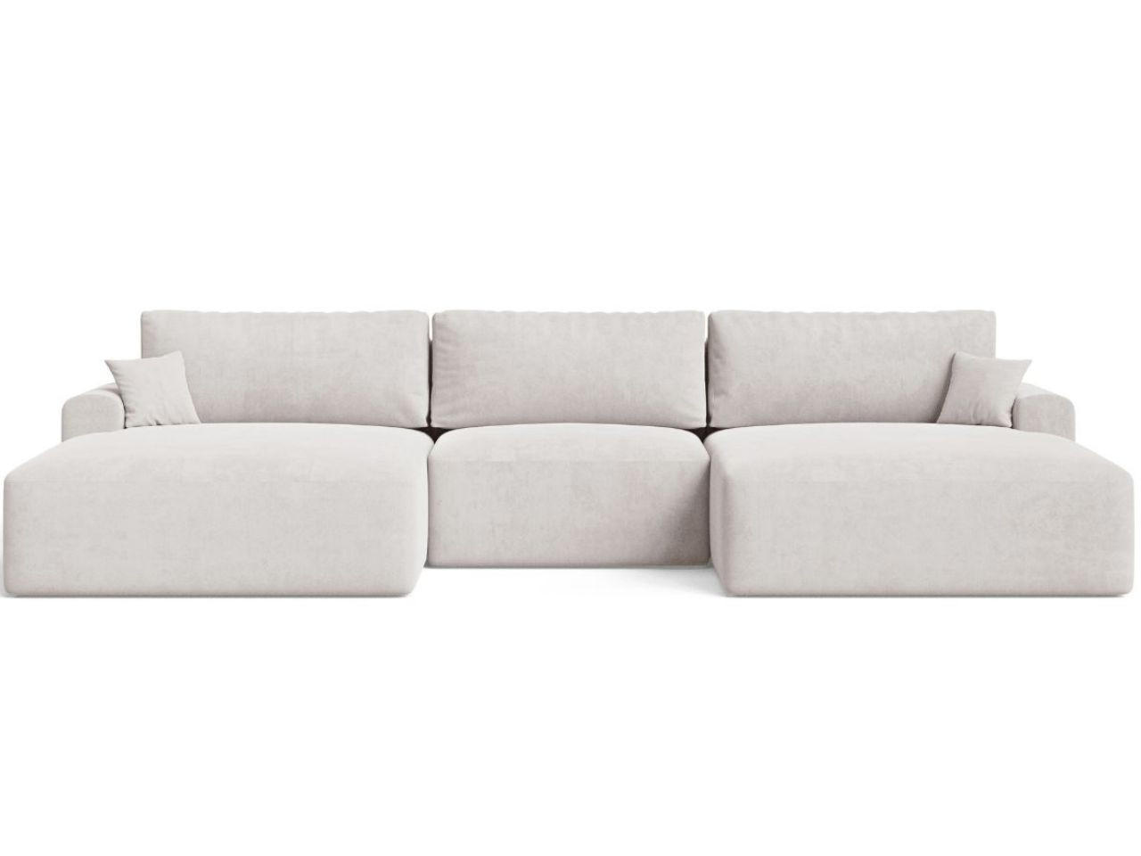 Graingold Ecksofa Grau 371x145 cm