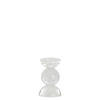 KERZENHALTER Itinga Hell Ø9,5/15,5 cm - Transparent, Glas (9.5/15.5/9.5cm) - Light & Living