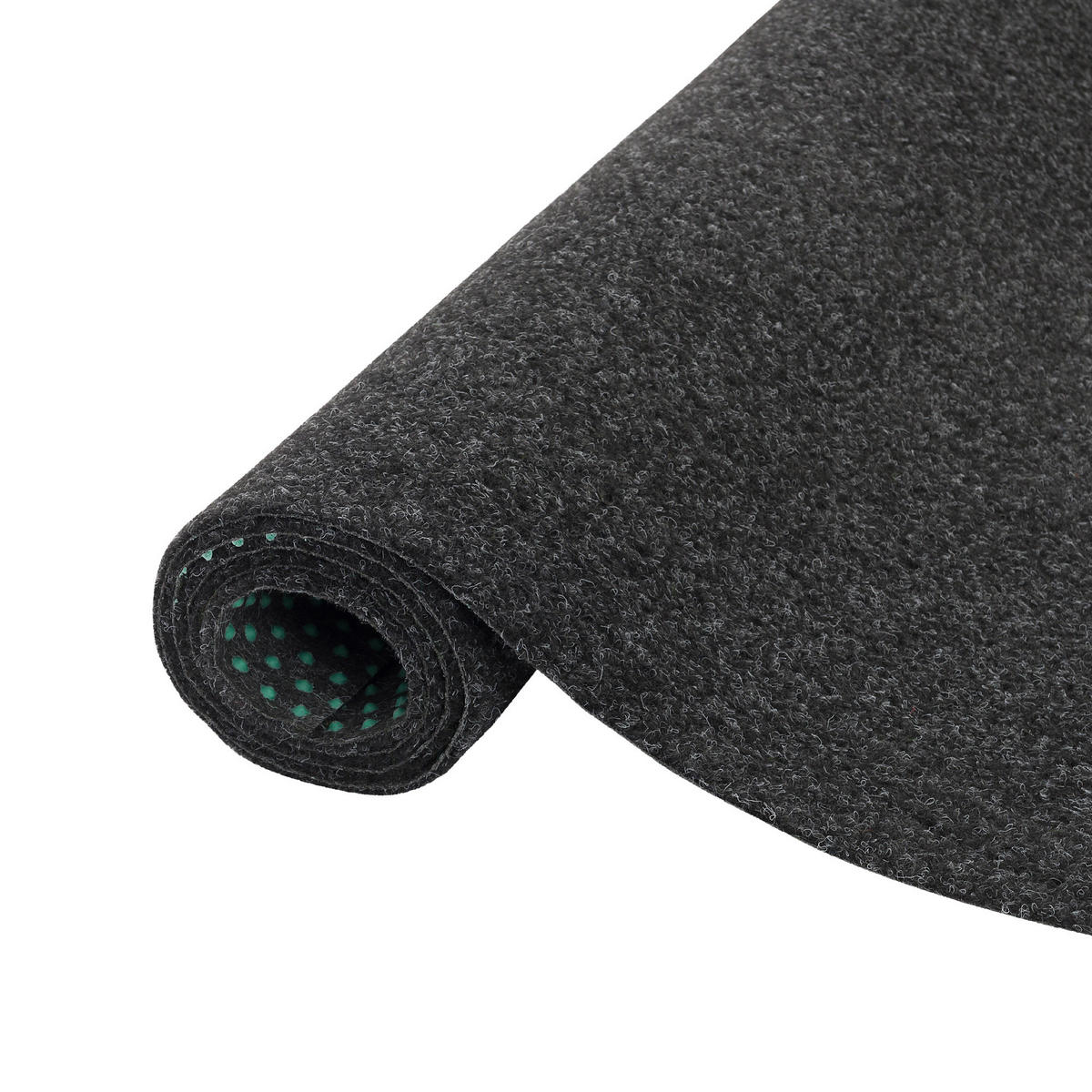 KUNSTRASEN RASENTEPPICH MIT NOPPEN KINGSTON - Anthrazit, Textil (400/50cm) - Snapstyle