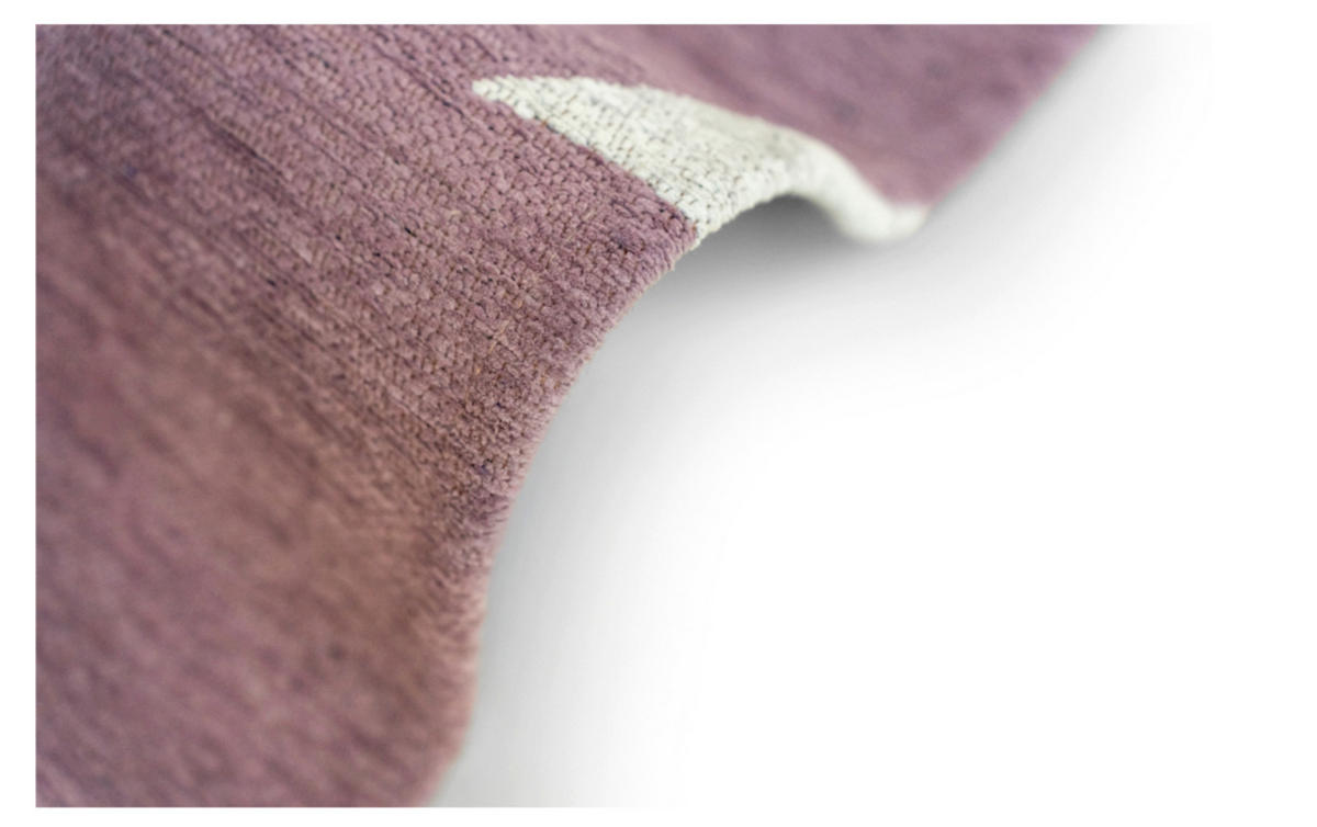 TEPPICH modern Flachgewebe ROCKY Lila 240 x 340 cm - Lila, Textil (240/340cm) - Novatrend