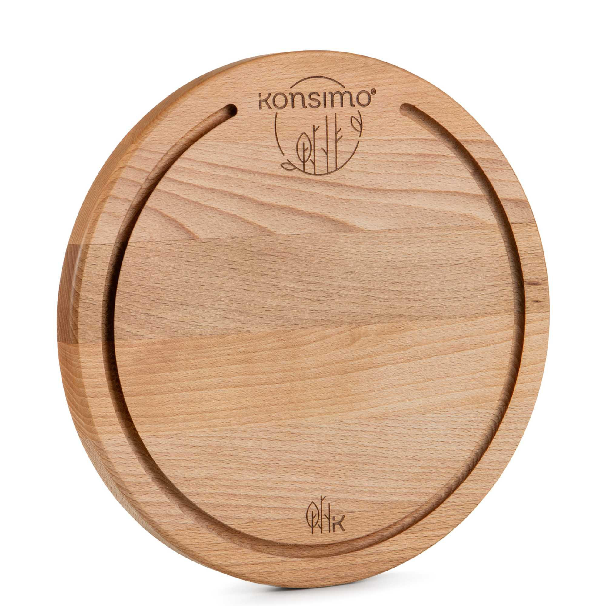 SCHNEIDEBRETT Holz Buche geölt LESTE - Buchefarben, Holz (25/25cm) - KONSIMO®