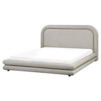 POLSTERBETT mit Lattenrost 160x200 cm Beige Lavardens - Taupe, Textil (160/200cm) - Beliani