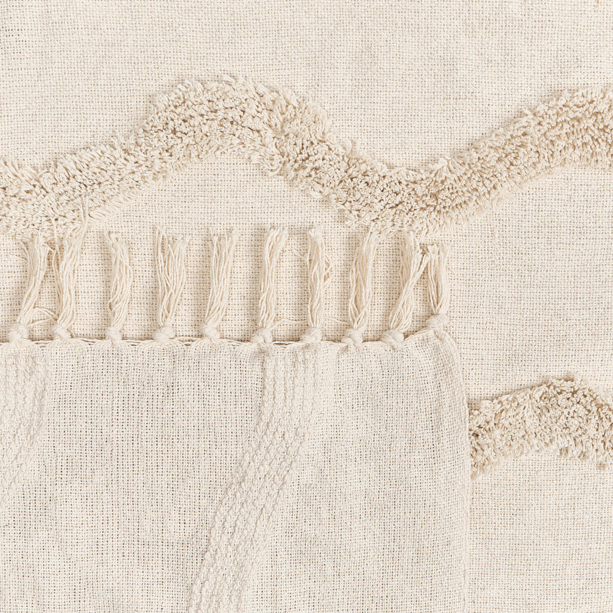 PŘIKRÝVKA Bavlna 200/200 cm Světle béžová Khari - béžová, textil (200/200cm) - Beliani