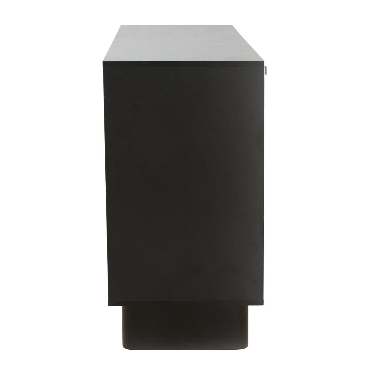 SIDEBOARD, Schwarz - Schwarz, Holz (40/78/124cm) - Oviala