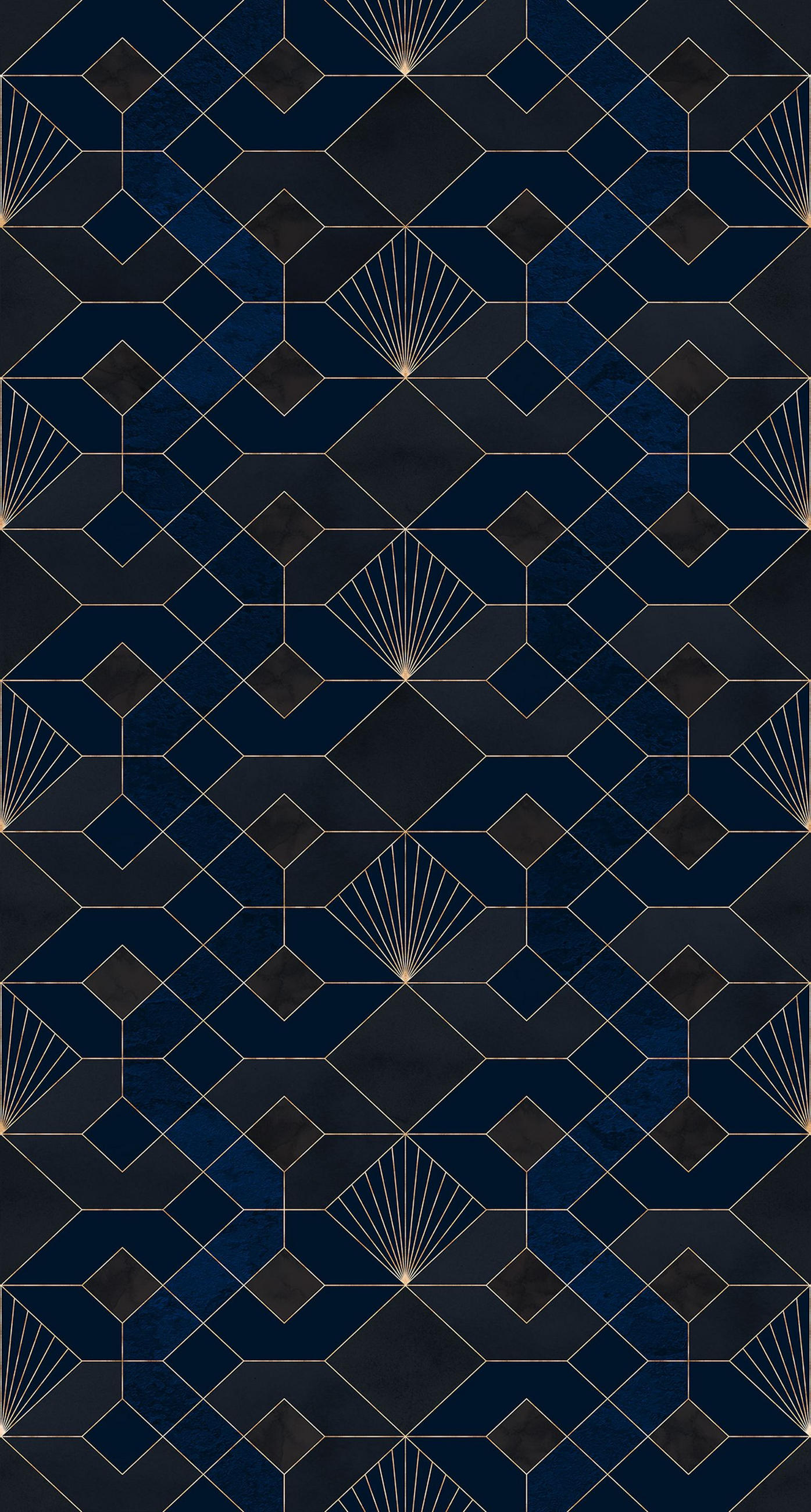 FOTOTAPETE Muscheln 150 x 280 cm - Blau, Papier (150/280cm) - Sanders & Sanders
