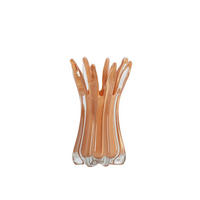 VAZE Relien Braun 15/15/25 cm - Braun, Glas (25cm) - Light & Living