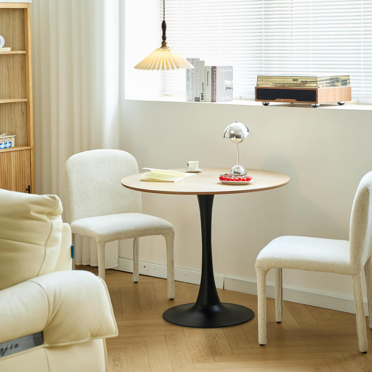 ESSTISCH Rund Braun 90 x 90 x 75 (cm) - Braun, Holz (90/90/75cm) - Nordlys