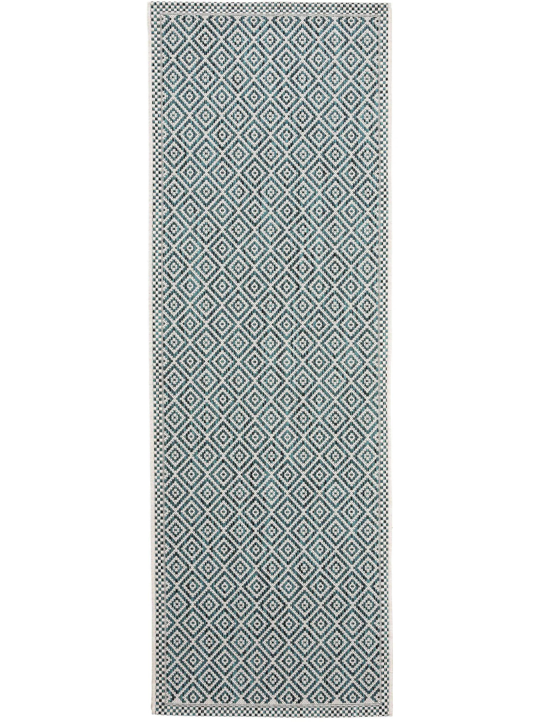 TEKAŠKI prt Cleo modra za notranjo in zunanjo uporabo 80x240 cm - modra, umetna masa/tekstil (80/240cm) - benuta Nest