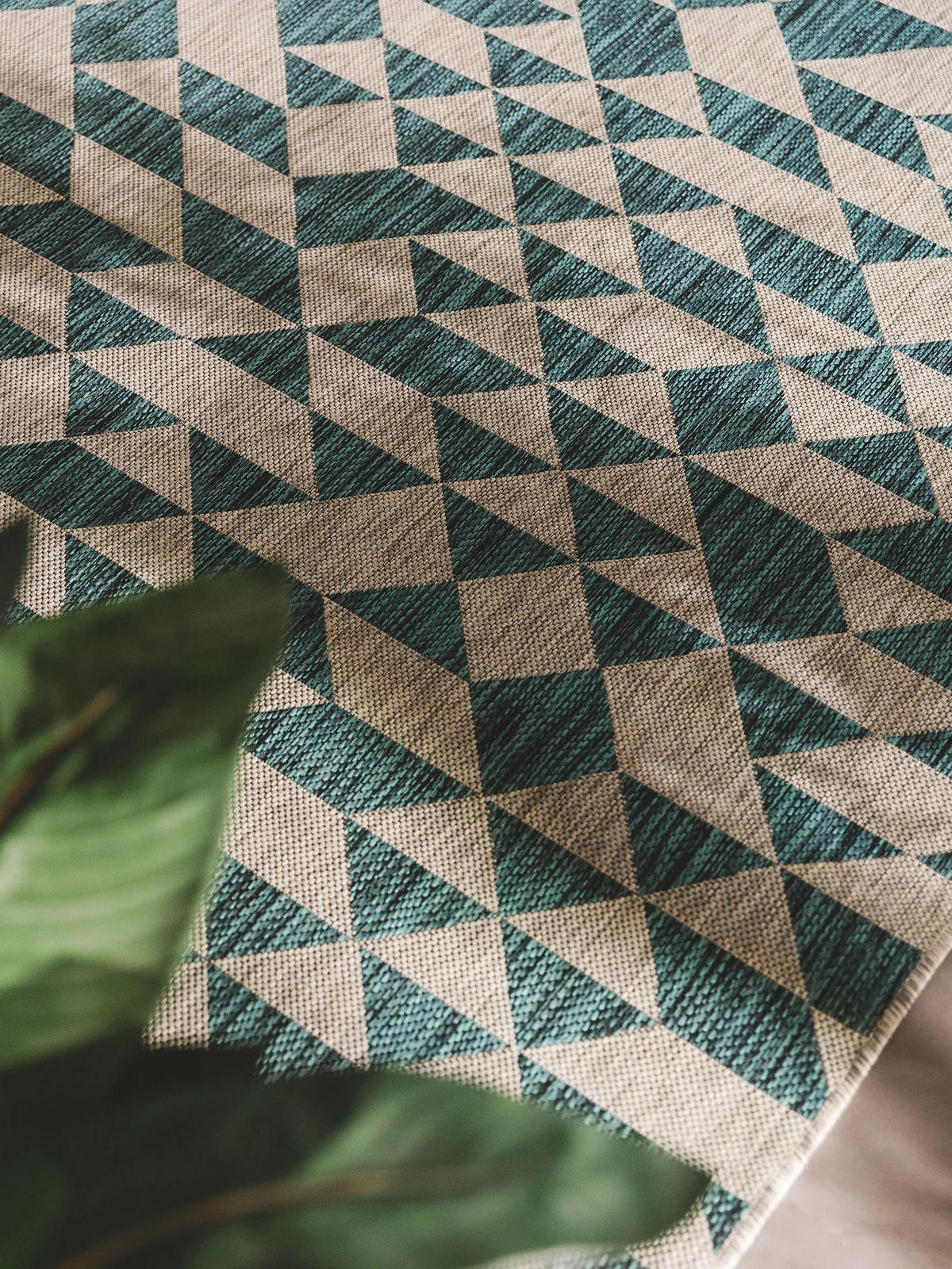 OUTDOORTEPPICH Cleo Blau 120x170 cm - Blau, Textil (120/170cm) - benuta Nest