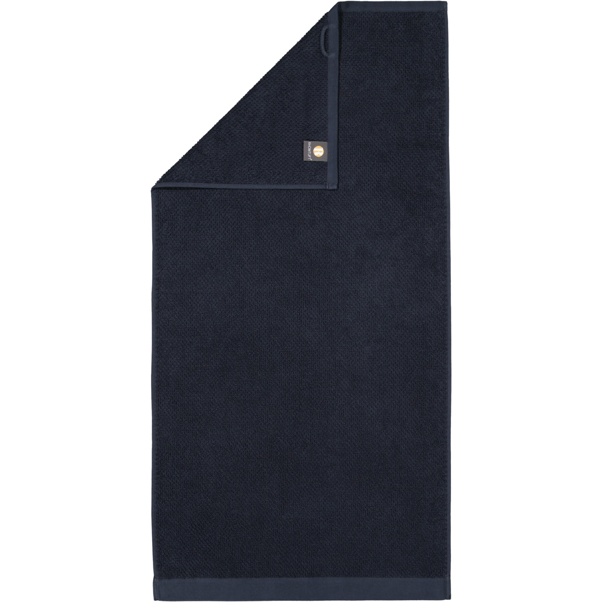 Rhomtuft Handtuch Schwarz 50x100 cm