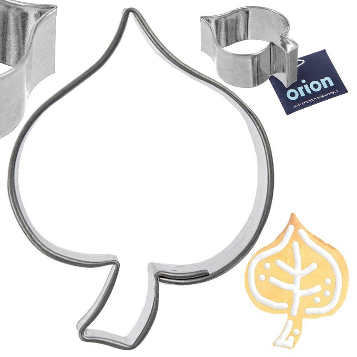 AUSSTECHFORM Lindenblatt 4 cm Silber - Silberfarben, Metall (3/1.5/4cm) - Orion 