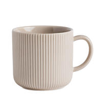 BECHER Linersis 370ml, Beige - Beige, Keramik (0.37L) - home&you