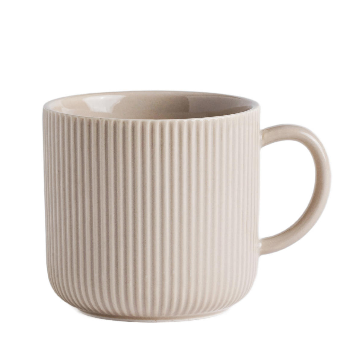 BECHER Linersis 370ml, Beige - Beige, Keramik (0.37L) - home&you