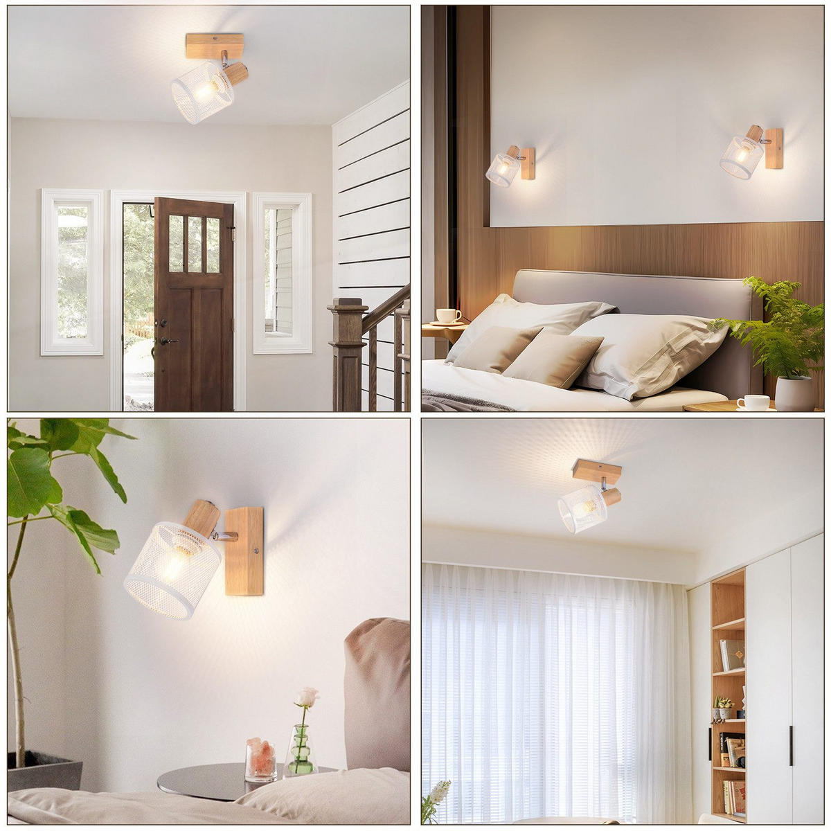 STRAHLER Gisela 1-flammig 16/10/14 cm - Weiß, Metall (16/10/14cm) - Nettlife