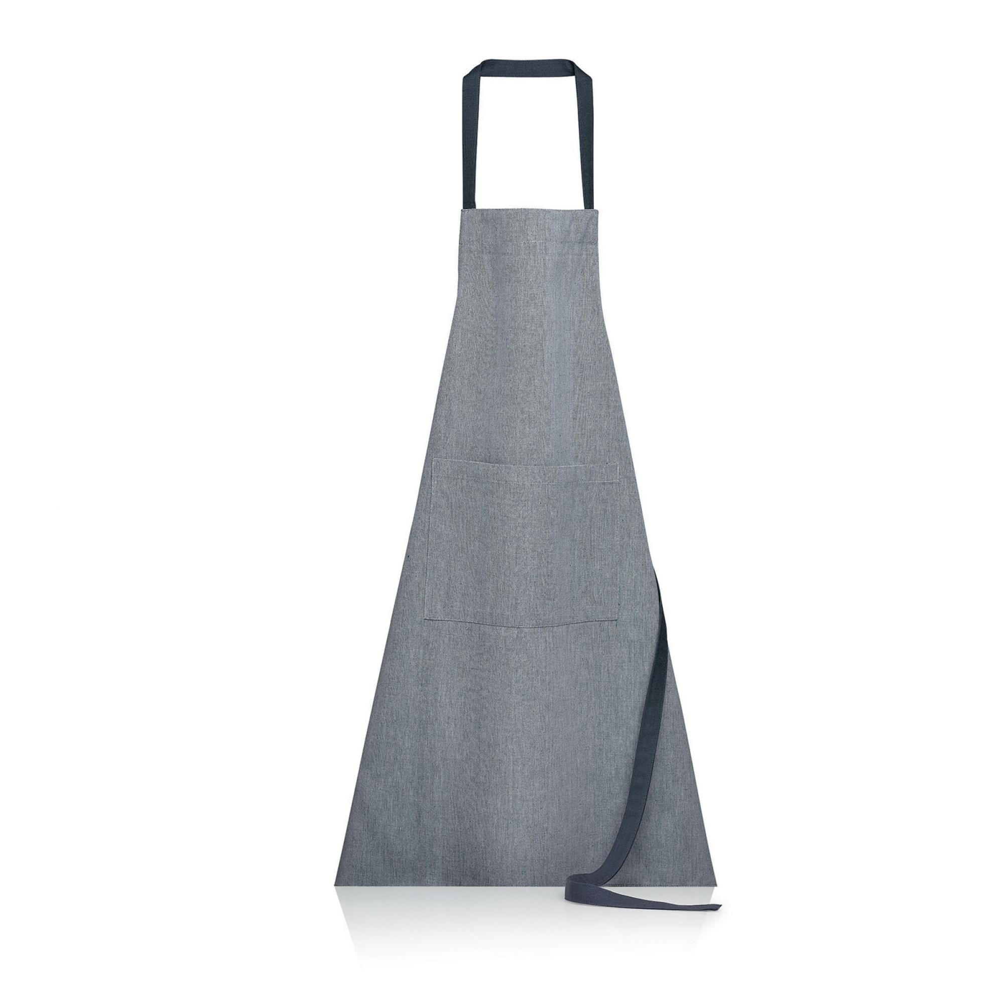 Winkler Küchenschürze Grau 85x80 cm