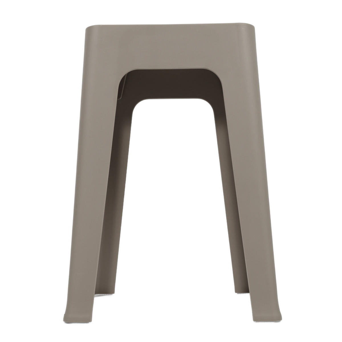 KUNSTSTOFFHOCKER 33/33/47 cm - Anthrazit, Kunststoff (33/47/33cm) - Home Styling Collection