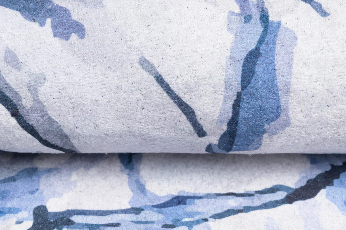TEPPICH TOSCANA Hellblau 80/150 cm - Hellblau, Textil (80/150cm) - Tapiso