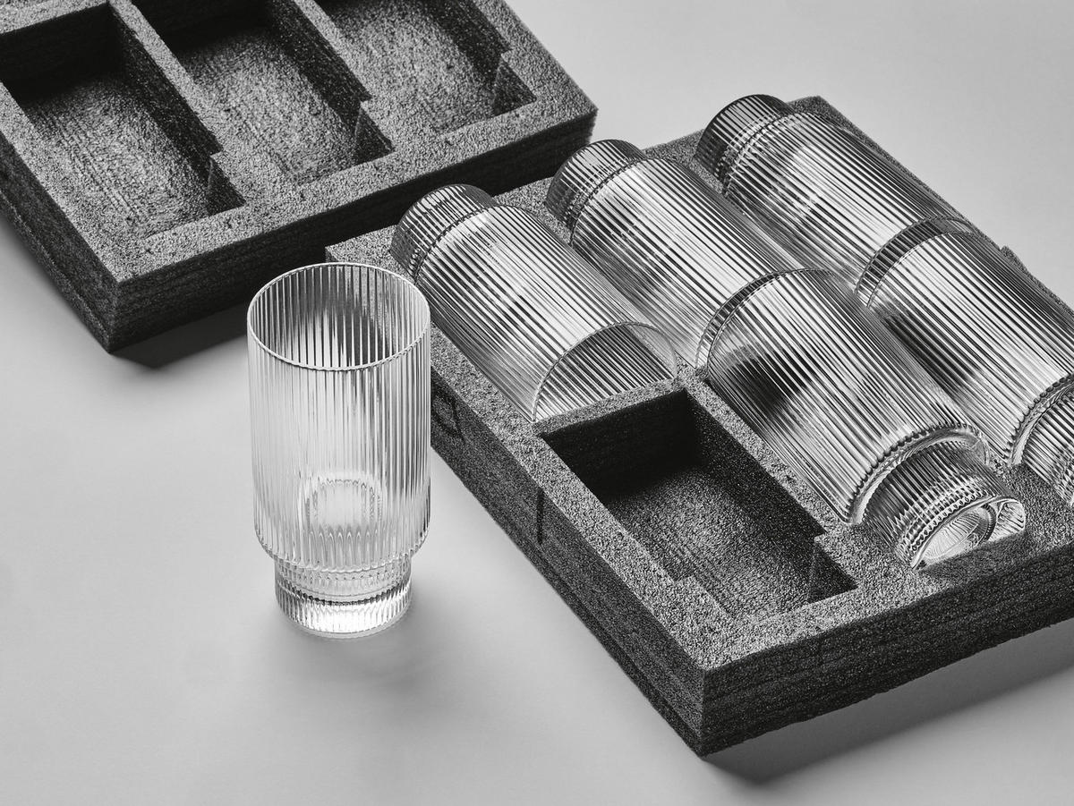 LONGDRINKGLÄSER Linje 380ml - 6er-Set - Transparent - Transparent, Glas (0.38L) - Björn