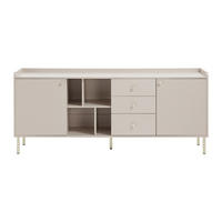 SIDEBOARD - 185 cm x 40 cm - holz - beige Lunaor - Beige, Holz (185/80/40cm) - Vente-Unique