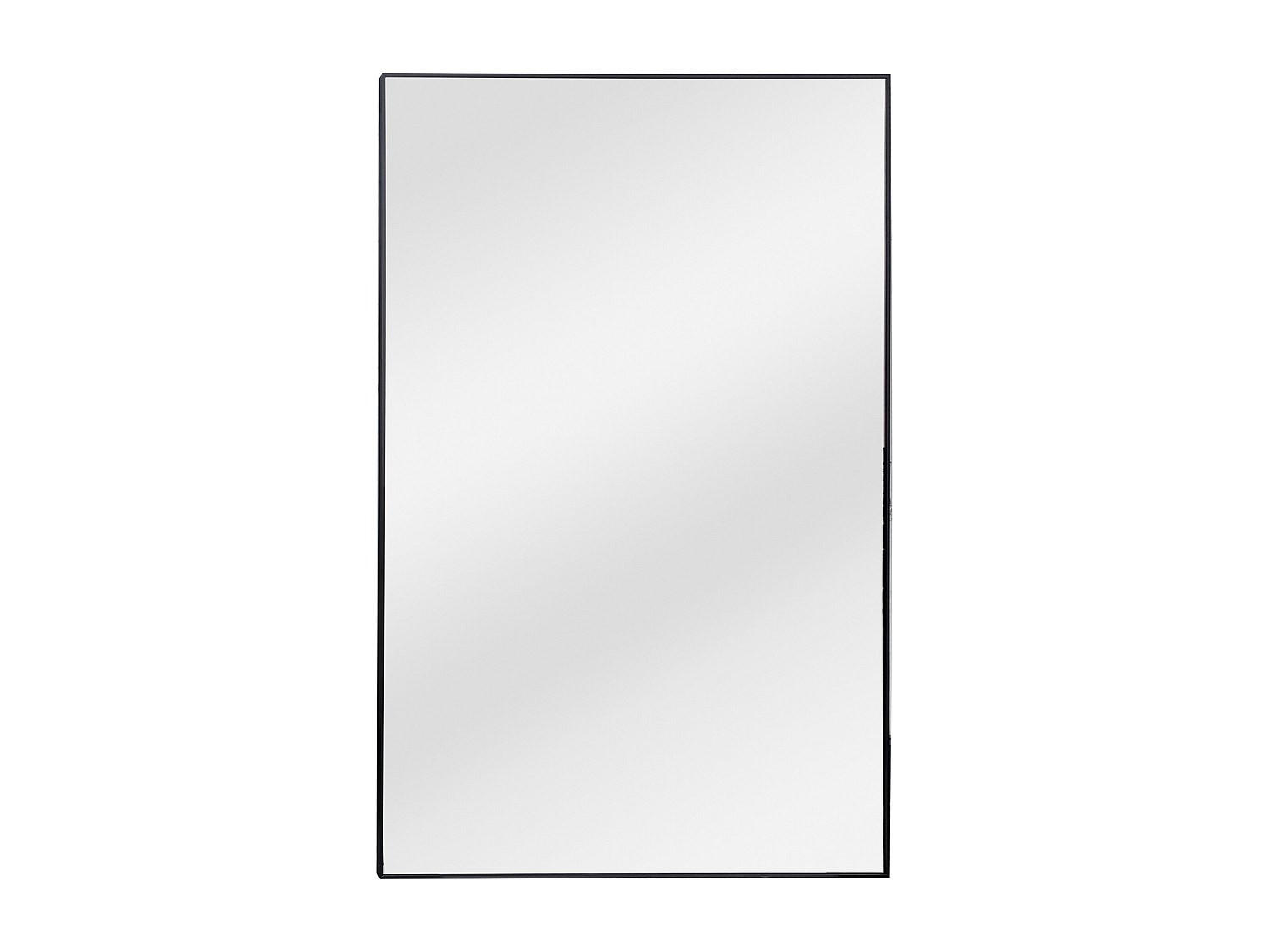 SPIEGEL - 120 x 3 - metall - schwarz Myra - Schwarz, Metall (120/190/3cm) - Vente-Unique