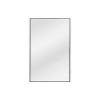 SPIEGEL - 120 x 3 - metall - schwarz Myra - Schwarz, Metall (120/190/3cm) - Vente-Unique