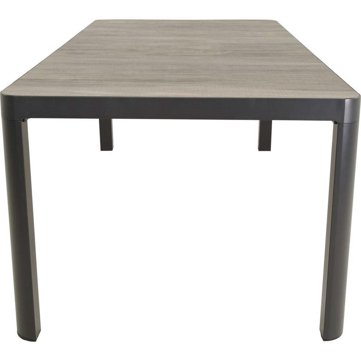 GARTENTISCH Castilla - Anthrazit - 220/100/74 cm - Dunkelgrau, Metall (220/100/74cm) - Lesli Living