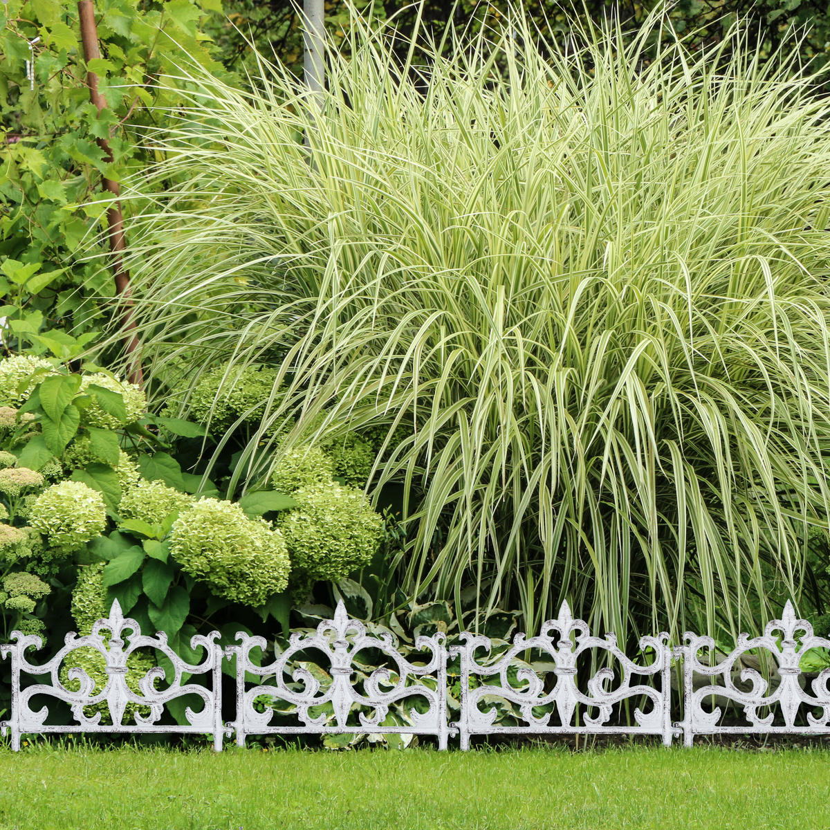 10xBEETZAUN - Weiß, Metall (27/27/1cm) - Relaxdays