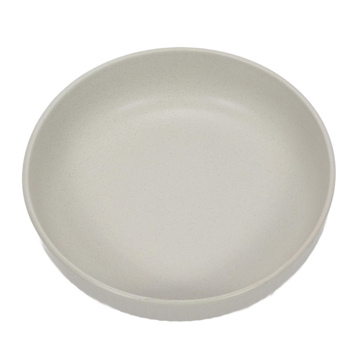 TELLER aus Steingut Grau 22/22/5 cm - Grau, Keramik (22cm) - Siaki