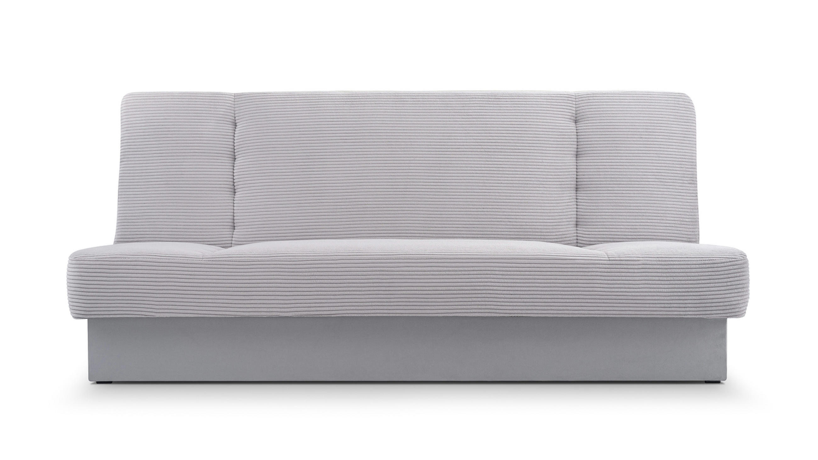 SCHLAFSOFA - Cyprus new - (Hellgrau) - Hellgrau, Holz (192/85/92cm) - Möblo