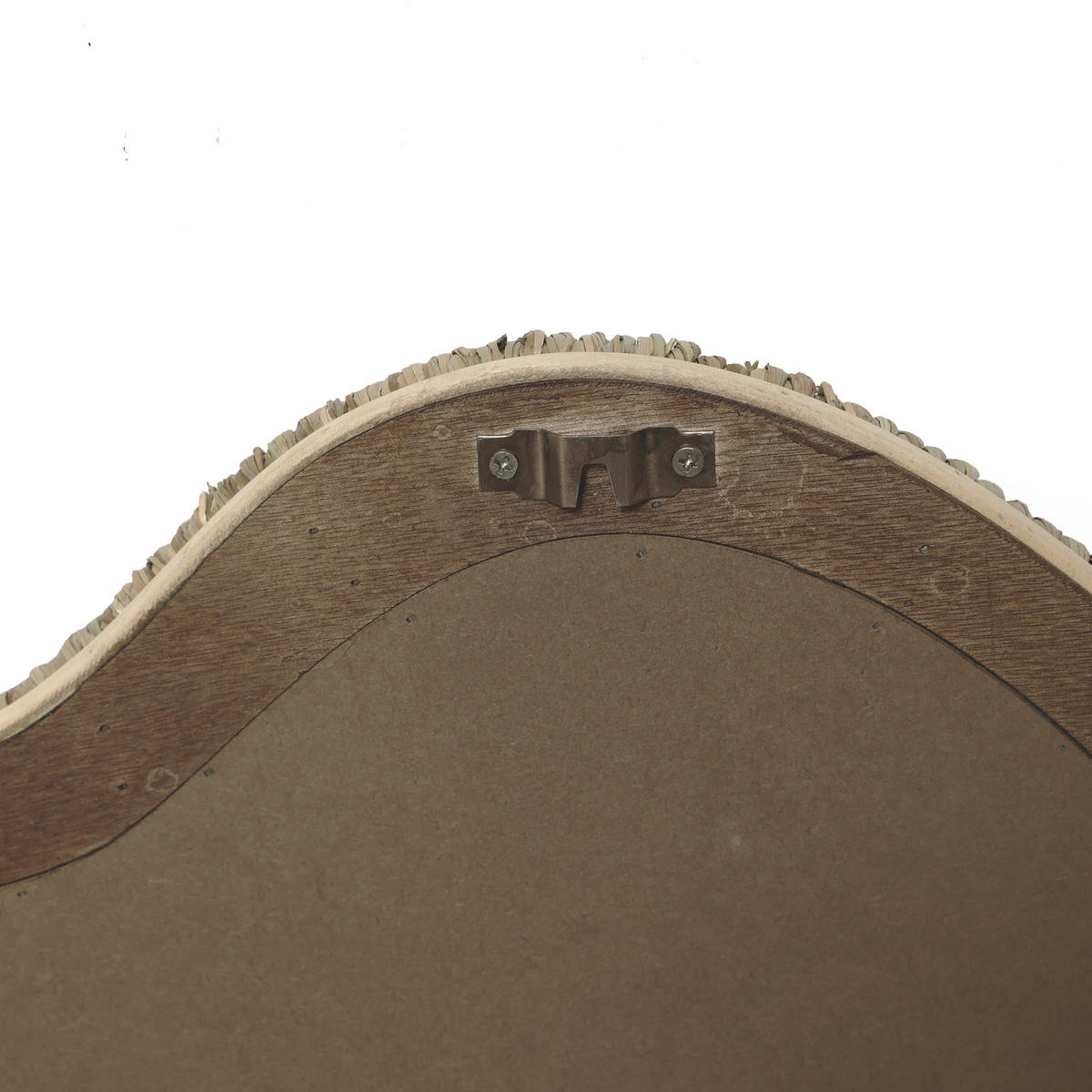 50CM Wandspiegel HTA0407 - Dunkelgelb, Naturmaterialien (3.5/75/50cm) - Hometopia