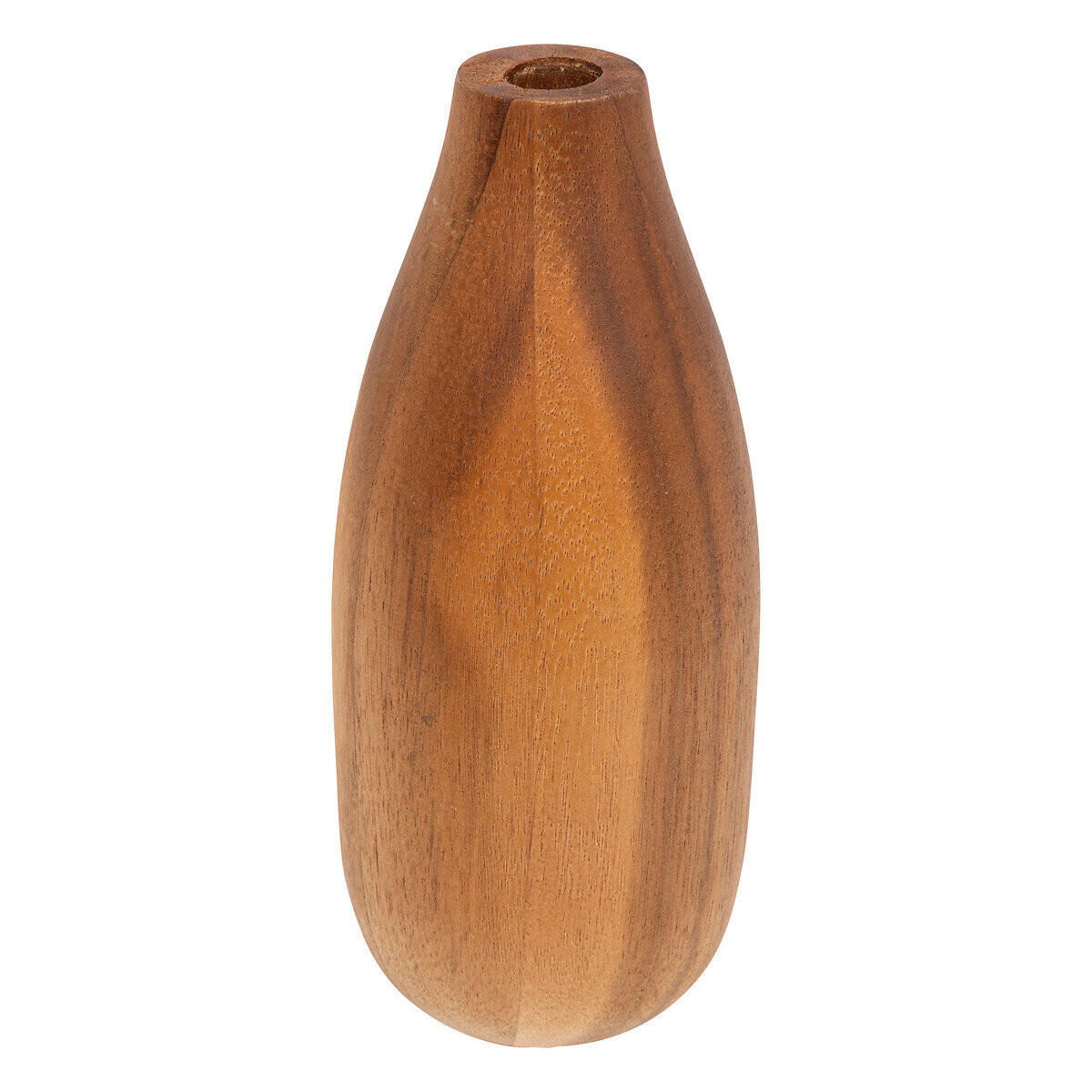 VASE Soliflore Akazienholz - Braun, Holz (18cm) - Atmosphera Createur d´interieur