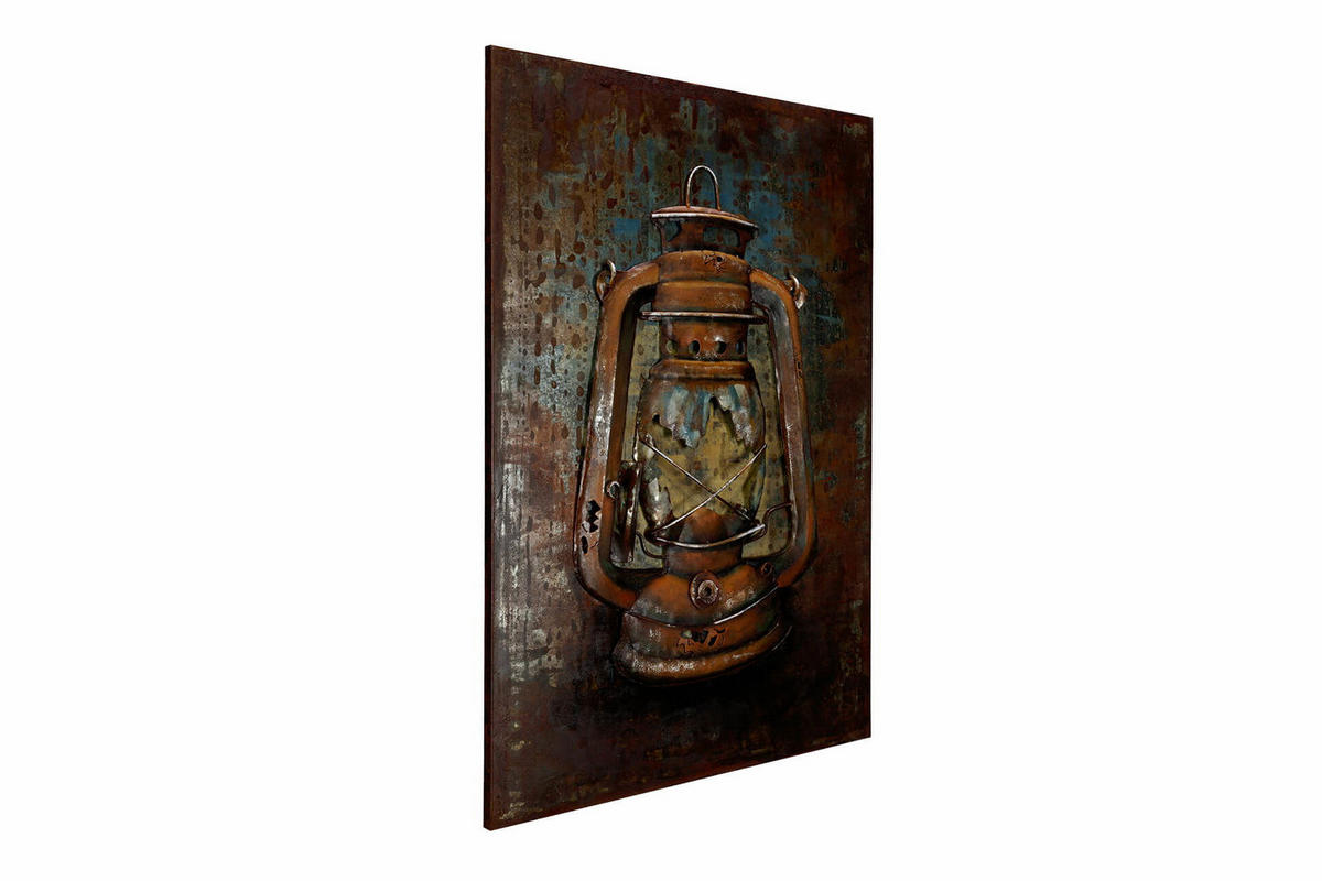 METALLBILD Braun 60/90 cm - Braun, Metall (4.5/90cm) - KUNSTLOFT