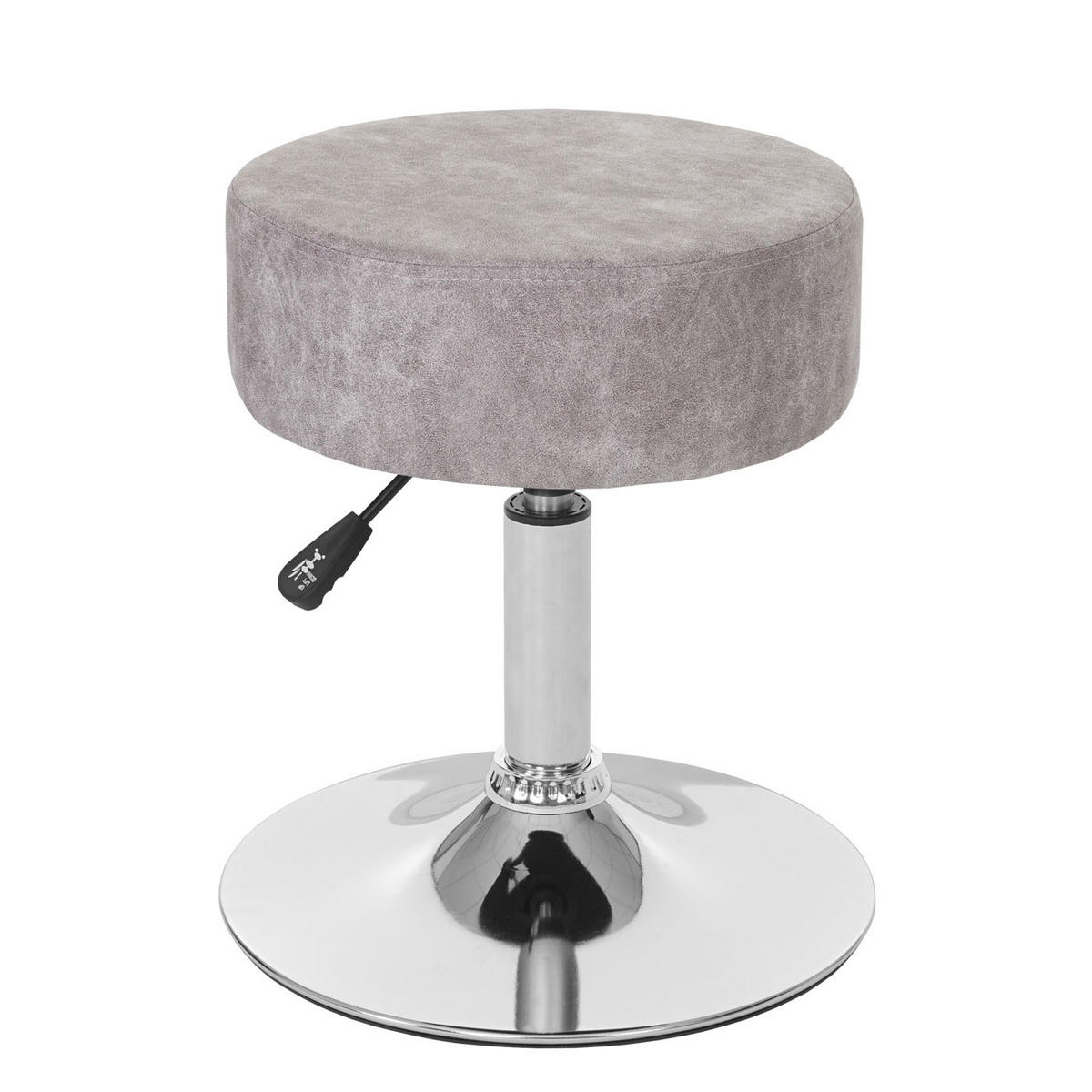 HOCKER Hellgrau - Hellgrau, Textil (35/55/35cm) - MCW