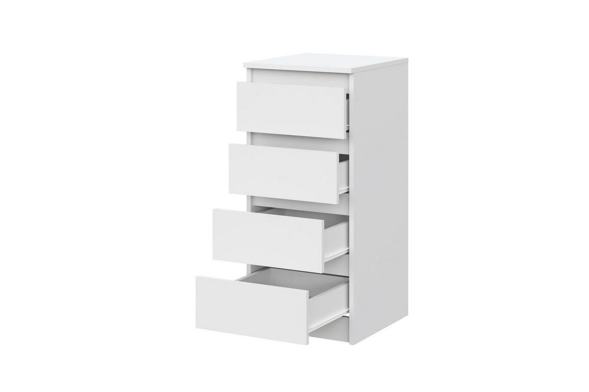 KOMMODE Weiß 40/90/43 - Weiß, Holzwerkstoff (40/90/43cm) - RAUMHIRSCH FURNITURE