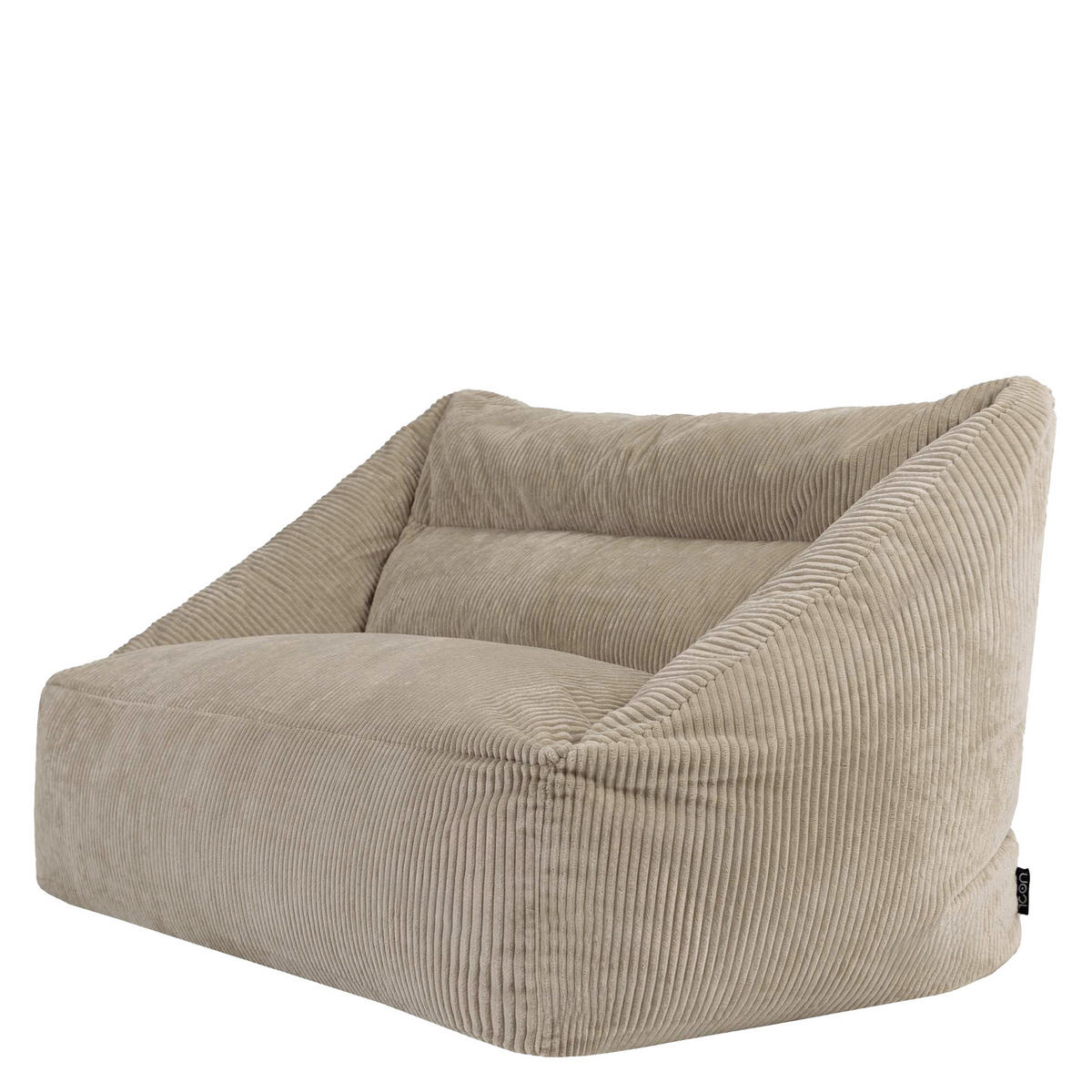 SITZSACK Sofa Cecilia Cord - Beige, Textil (160/70/93cm) - icon
