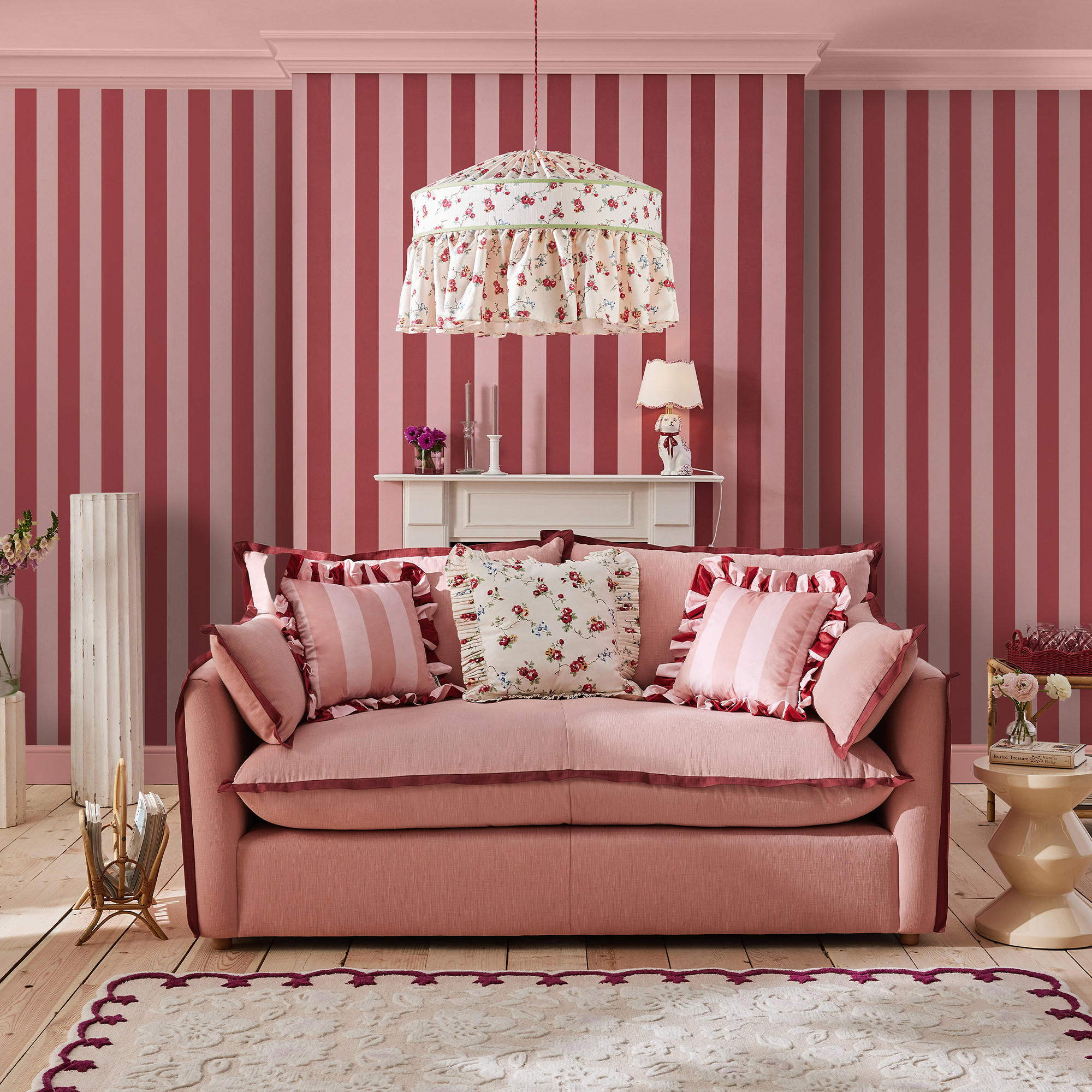 VLIESTAPETE Canopy Stripe - Multicolor, Papier/Kunststoff (52/1000cm)