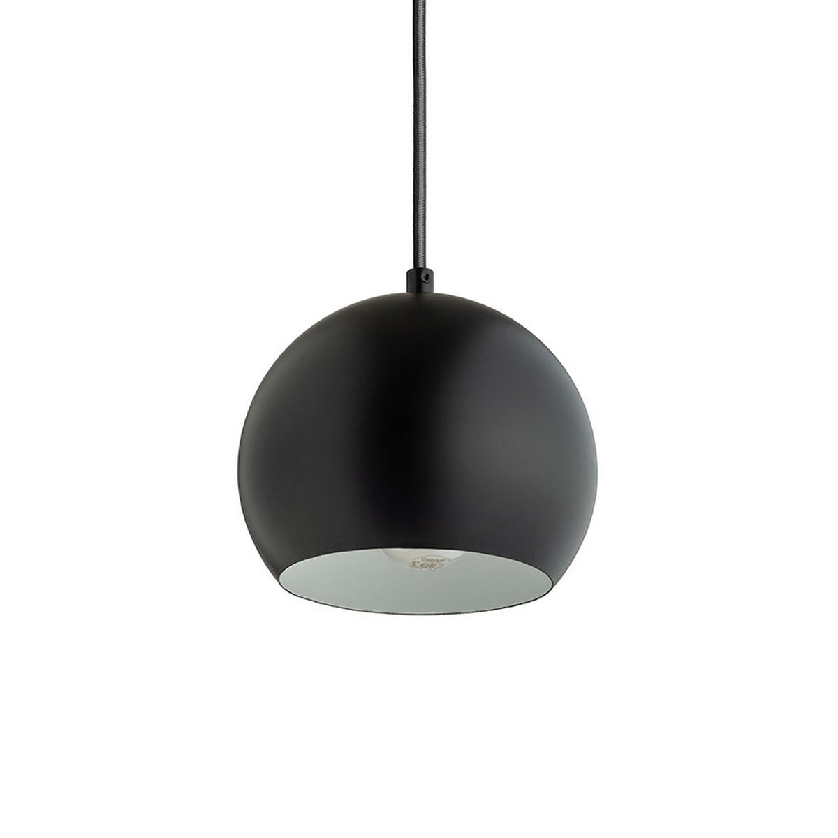 PENDELLEUCHTE AGNETA schwarz 11 W - Schwarz, Metall (18/18/18cm)